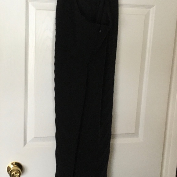 Joseph Ribkoff floor length black halter dress size 8. - Picture 6 of 12